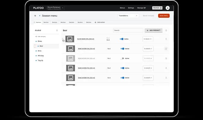 Multi-restaurant management